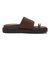 W2079　RING FLAT SANDAL　BROWN　708627-0002
