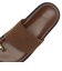 W2079　RING FLAT SANDAL　BROWN　708627-0002