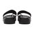 W2079　RING FLAT SANDAL　BLACK　708627-0001
