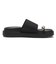 W2079　RING FLAT SANDAL　BLACK　708627-0001
