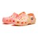 207464-6VU　18-21CLS MARBLED CLOG K GVM K　GUAVA/MULTI　703553-0001