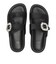 W2088　BIJOU FLAT SANDAL　BLACK　708628-0001