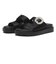 W2088　BIJOU FLAT SANDAL　BLACK　708628-0001