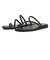 209862-001　MIAMI TOE LOOP SANDAL　BLACK　707923-0001