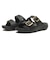 213316-001　SATURADAY METALLIC BUCKLE SDL　BLACK　707927-0001