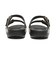 213316-001　SATURADAY METALLIC BUCKLE SDL　BLACK　707927-0001