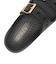 213316-001　SATURADAY METALLIC BUCKLE SDL　BLACK　707927-0001