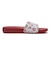 V7350 JP.PTN　OVER SLIDE　WHITE/RED　704844-0001