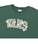 126R3011401　W college logo flower TEE　GREEN　705877-0002