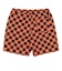 126R1152900　M Checker Board Hybrid Shorts　BLK ORG　707288-0003