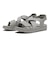 W2085　VELCRO CROSS SANDAL　GRAY　704939-0002