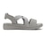 W2085　VELCRO CROSS SANDAL　GRAY　704939-0002