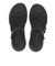 W2084　CROSS GORE SANDAL　BLACK　707566-0001