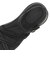 W2084　CROSS GORE SANDAL　BLACK　707566-0001