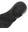 W2084　CROSS GORE SANDAL　BLACK　707566-0001
