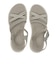 W2084　CROSS GORE SANDAL　GRAY　707566-0002