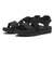 W2085　VELCRO CROSS SANDAL　BLACK　704939-0001