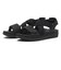 W2085　VELCRO CROSS SANDAL　BLACK　704939-0001