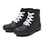 W9001　LACE UP RAIN　BLACK/WHITE　601744-0001