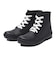 W9001　LACE UP RAIN　BLACK/WHITE　601744-0001