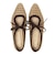 JE-1066　RAFFIA FLAT PUMPS　BEIGE　716142-0001