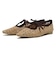 JE-1066　RAFFIA FLAT PUMPS　BEIGE　716142-0001