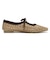 JE-1066　RAFFIA FLAT PUMPS　BEIGE　716142-0001