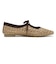 JE-1066　RAFFIA FLAT PUMPS　BEIGE　716142-0001