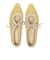 JE-1066　RAFFIA FLAT PUMPS　YELLOW　716142-0002
