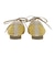 JE-1066　RAFFIA FLAT PUMPS　YELLOW　716142-0002
