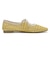 JE-1066　RAFFIA FLAT PUMPS　YELLOW　716142-0002