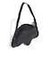 KR1602　U TREFOIL METALLIC PU BAG　BLACK　716390-0001