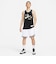 FN2652　M DNA 8IN SHORT　100WHITE/BLACK　690881-0002