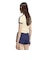 KS7376　W KNITTED TEE　WVANILLA/NIGHT　715704-0001