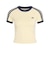 KS7376　W KNITTED TEE　WVANILLA/NIGHT　715704-0001