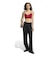 KS9363　W KNIT FIREBIRD TRACKPANT　BLACK/WHITE　715722-0001