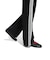 KS9363　W KNIT FIREBIRD TRACKPANT　BLACK/WHITE　715722-0001