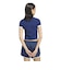 KW2606　W KNITTED TEE　DBLUE/WHITE　715849-0001