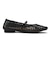 JE-5501　MESH FLAT PUMPS　BLACK　716894-0001