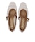 JE-5501　MESH FLAT PUMPS　WHITE　716894-0002