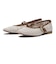 JE-5501　MESH FLAT PUMPS　WHITE　716894-0002
