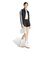 KS9371　W SATIN SST JACKET　BLACK/WHITE　715724-0001