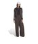 KX1887　W SNAKE SATIN WIDE LEG TP(GFX　EARTH/ACOFF　716429-0001