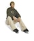 KT1915　W SST BOOTCUT PANT　KHAKI3　715736-0001