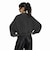 KS9141　W SST DOUBLE LAYERED CROPPEDTT　BLACK　715712-0001