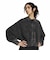 KS9141　W SST DOUBLE LAYERED CROPPEDTT　BLACK　715712-0001