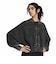 KS9141　W SST DOUBLE LAYERED CROPPEDTT　BLACK　715712-0001