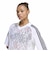 KZ4764　W LACE SS JERSEY　*WHITE/BLACK　716470-0001