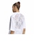 KZ4764　W LACE SS JERSEY　*WHITE/BLACK　716470-0001