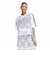 KZ4764　W LACE SS JERSEY　*WHITE/BLACK　716470-0001